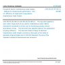 CSN EN IEC 63159-2-2 - Household electric instantaneous water heaters - Methods for measuring the performance - Part 2-2: Efficiency of single point of use electric instantaneous water heaters