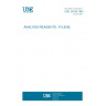 UNE 30198:1963 ANALYSIS REAGENTS. XYLENE.