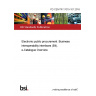 PD CEN/TR 17015-101:2018 Electronic public procurement. Business interoperability interfaces (BII), e-Catalogue Overview