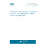 UNE EN ISO 1061:2000 PLASTICS - UNPLASTICIZED CELLULOSE ACETATE - DETERMINATION OF FREE ACIDITY (ISO 1061:1990)