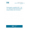 UNE EN 61000-4-18:2008/A1:2011 Electromagnetic compatibility (EMC) -- Part 4-18: Testing and measurement techniques - Damped oscillatory wave immunity test