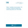 UNE EN ISO 1833-8:2011 Textiles - Quantitative chemical analysis - Part 8: Mixtures of acetate and triacetate fibres (method using acetone) (ISO 1833-8:2006)