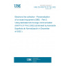 UNE CEN ISO/TS 21719-2:2022 Electronic fee collection - Personalization of on-board equipment (OBE) - Part 2: Using dedicated short-range communication (ISO/TS 21719-2:2022) (Endorsed by Asociación Española de Normalización in December of 2022.)