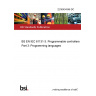 22/30434346 DC BS EN IEC 61131-3. Programmable controllers Part 3: Programming languages