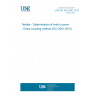 UNE EN ISO 2061:2015 Textiles - Determination of twist in yarns - Direct counting method (ISO 2061:2015)
