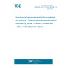 UNE EN ISO 15148:2003/A1:2016 Hygrothermal performance of building materials and products - Determination of water absorption coefficient by partial immersion - Amendment 1 (ISO 15148:2002/Amd 1:2016)
