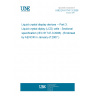 UNE EN 61747-3:2006 Liquid crystal display devices - Part 3: Liquid crystal display (LCD) cells - Sectional specification