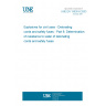 UNE EN 13630-8:2003 Explosives for civil uses - Detonating cords and safety fuses - Part 8: Determination of resistance to water of detonating cords and safety fuses