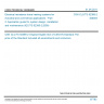 CSN CLC/TS 62395-2 - Electrical resistance trace heating systems for industrial and commercial applications - Part 2: Application guide for system design, installation and maintenance (IEC/TS 62395-2:2008) CSN CLC/TS 62395-2 - Electrical resistance trace heating systems for industrial and commercial applications - Part 2: Application guide for system design, installation and maintenance (IEC/TS 62395-2:2008)