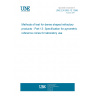 UNE EN 993-13:1996 Methods of test for dense shaped refractory products - Part 13: Specification for pyrometric reference cones for laboratory use