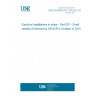 UNE EN 60092-507:2015/AC:2015 Electrical installations in ships - Part 507 - Small vessels (Endorsed by AENOR in October of 2015.)