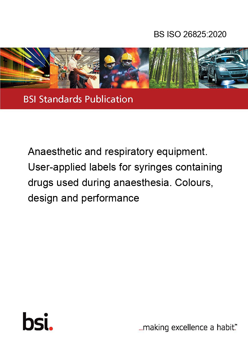 BS ISO 268252020 Anaesthetic and respiratory equipment. Userapplied