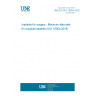 UNE EN ISO 16054:2020 Implants for surgery - Minimum data sets for surgical implants (ISO 16054:2019)