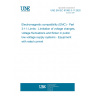 UNE EN IEC 61000-3-11:2020 Electromagnetic compatibility (EMC) - Part 3-11: Limits - Limitation of voltage changes, voltage fluctuations and flicker in public low-voltage supply systems - Equipment with rated current <= 75 A and subject to conditional connection