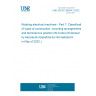 UNE EN IEC 60034-7:2022 Rotating electrical machines - Part 7: Classification of types of construction, mounting arrangements and terminal box position (IM Code) (Endorsed by Asociación Española de Normalización in May of 2022.)