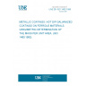 UNE EN ISO 1460:1996 Metallic coatings - Hot dip galvanized coatings on ferrous materials - Gravimetric determination of the mass per unit area (ISO 1460:1992)