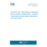 UNE EN 16136:2015 Automotive fuels - Determination of manganese and iron content in unleaded petrol - Inductively coupled plasma optical emission spectrometry (ICP OES) method