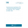 UNE EN ISO 8062-1:2009 Geometrical product specifications (GPS) - Dimensional and geometrical tolerances for moulded parts - Part 1: Vocabulary (ISO 8062-1:2007)