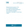 UNE EN ISO 80601-2-13:2013/A1:2020 Medical electrical equipment - Part 2-13: Particular requirements for basic safety and essential performance of an anaesthetic workstation - Amendment 1 (ISO 80601-2-13:2011/Amd 1:2015)