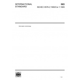 ISO/IEC 9579-2:1993/Cor 1:1995