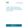 UNE EN ISO 21571:2005 Foodstuffs - Methods of analysis for the detection of genetically modified organisms and derived products - Nucleic acid extraction (ISO 21571:2005)