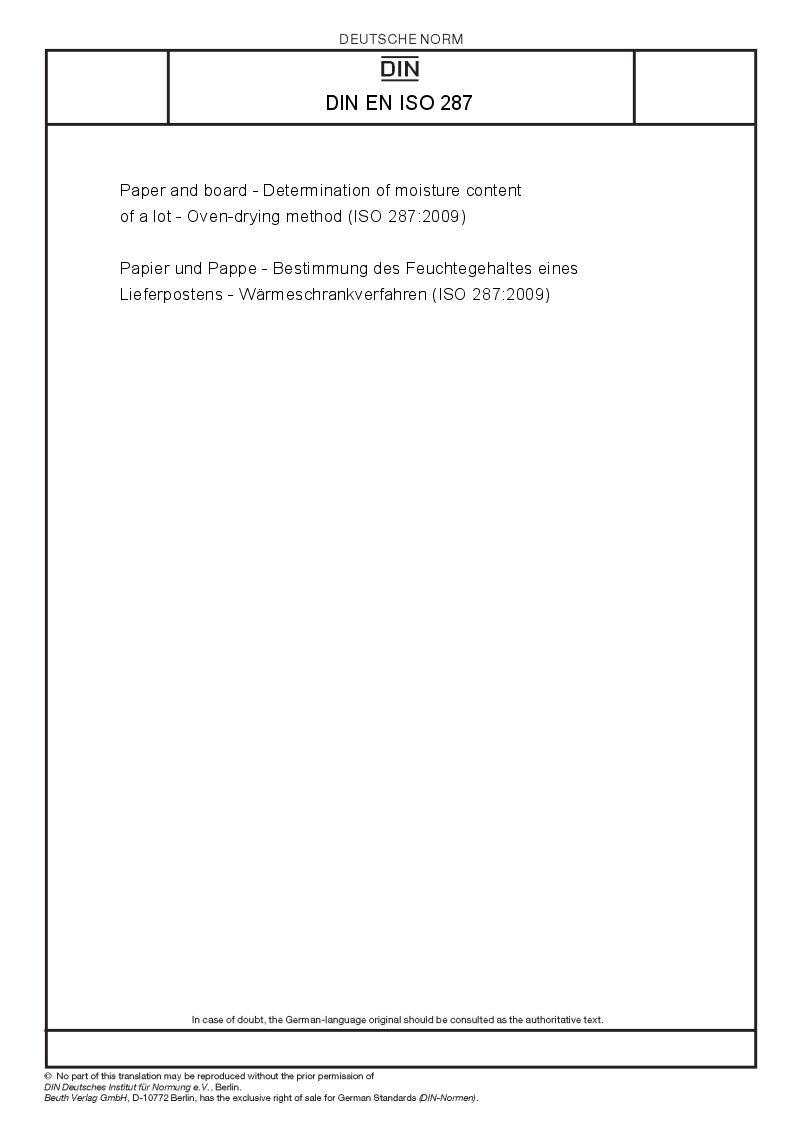 Moisture determination paper