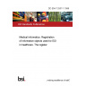 DD ENV 12537-1:1998 Medical informatics. Registration of information objects used for EDI in healthcare. The register DD ENV 12537-1:1998 Medical informatics. Registration of information objects used for EDI in healthcare. The register