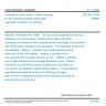 CSN EN 17409 - Surfaces for sports areas - Code of practice for the sampling of performance infills used within synthetic turf surfaces