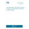 UNE EN 324-2:1994 Wood-based panels - Determination of dimensions of boards - Part 2: Determination of squareness and edge straightness