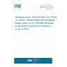 UNE EN 3161:2026 - Aerospace series - Steel X5CrNiCu17-4 (1.4542) - Air melted - Solution treated and precipitation treated - Bars - a or D <= 200 mm - Rm >= 930 MPa (Endorsed by Asociación Española de Normalización in July of 2026.) UNE EN 3161:2026 - Aerospace series - Steel X5CrNiCu17-4 (1.4542) - Air melted - Solution treated and precipitation treated - Bars - a or D <= 200 mm - Rm >= 930 MPa (Endorsed by Asociación Española de Normalización in July of 2026.)