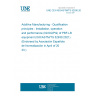 UNE CEN ISO/ASTM/TS 52930:2021 Additive Manufacturing - Qualification principles - Installation, operation and performance (IQ/OQ/PQ) of PBF-LB equipment (ISO/ASTM/TS 52930:2021) (Endorsed by Asociación Española de Normalización in April of 2023.)