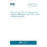 UNE EN 15938:2011 Automotive fuels - Ethanol blending component and ethanol (E85) automotive fuel - Determination of electrical conductivity