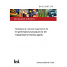 BS ISO 20581:2016 Workplace air. General requirements for the performance of procedures for the measurement of chemical agents