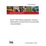 22/30452459 DC BS EN 17936. Railway applications. Acoustics. Measurement of source terms for environmental noise calculations