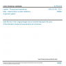 CSN EN ISO 17231 - Leather - Physical and mechanical tests - Determination of water repellency of garment leather