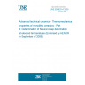 UNE EN 820-4:2009 Advanced technical ceramics - Thermomechanical properties of monolithic ceramics - Part 4: Determination of flexural creep deformation at elevated temperatures (Endorsed by AENOR in September of 2009.)