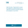 UNE CEN ISO/TS 19293:2018 Health Informatics - Requirements for a record of the dispense of a medicinal product (ISO/TS 19293:2018) (Endorsed by Asociación Española de Normalización in July of 2018.)