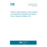 UNE 53930-2:2019 Plastics. Plastic carrier bags with high content in recycled plastic for product carriage. Part 2: Polyethylene (PE) carrier bags