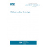 UNE CEN/TR 14699:2005 IN Office furniture - Terminology