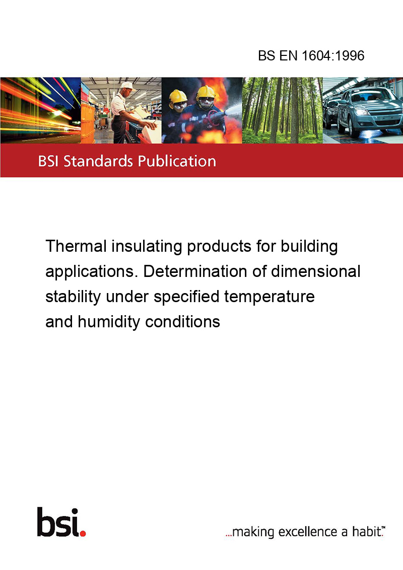BS EN 1604:1996 Thermal insulating products for building applications ...