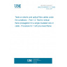 UNE EN 60332-1-2:2005 Tests on electric and optical fibre cables under fire conditions -- Part 1-2: Test for vertical flame propagation for a single insulated wire or cable - Procedure for 1 kW pre-mixed flame