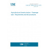 UNE EN 15694:2010+A1:2016 Agricultural and forestry tractors - Passenger seat - Requirements and test procedures