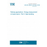UNE EN 50463-3:2018/A1:2026 - Railway applications - Energy measurement on board trains - Part 3: Data handling