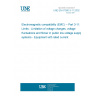 UNE EN 61000-3-11:2002 Electromagnetic compatibility (EMC) -- Part 3-11: Limits - Limitation of voltage changes, voltage fluctuations and flicker in public low-voltage supply systems - Equipment with rated current <= 75 A and subject to conditional connection.