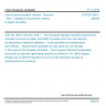CSN EN 1645-1 - Leisure accommodation vehicles - Caravans - Part 1: Habitation requirements relating to health and safety