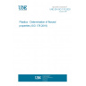 UNE EN ISO 178:2020 Plastics - Determination of flexural properties (ISO 178:2019)