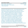 CSN EN ISO 14647 - Metallic coatings - Determination of porosity in gold coatings on metal substrates - Nitric acid vapour test