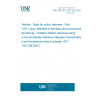 UNE EN ISO 105-C09:2004 Textiles - Tests for colour fastness - Part C09: Colour fastness to domestic and commercial laundering - Oxidative bleach response using a non-phosphate reference detergent incorporating a low temperature bleach activator (ISO 105-C09:2001)