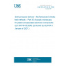 UNE EN 60749-35:2006 Semiconductor devices - Mechanical and climatic test methods -- Part 35: Acoustic microscopy for plastic encapsulated electronic components (IEC 60749-35:2006) (Endorsed by AENOR in January of 2007.)