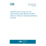 UNE 16522:2002 Assembly tools for screws and nuts. Double-headed, deep offset and modified offset, box wrenches. Technical specifications and tests.